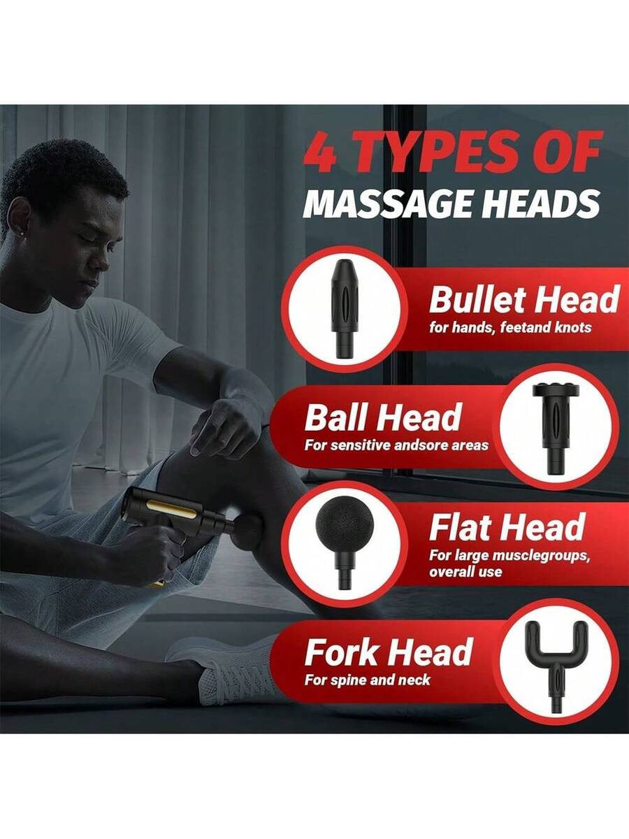 PowerPulse Handheld Massage Gun — Deep Relief Anytime, Anywhere